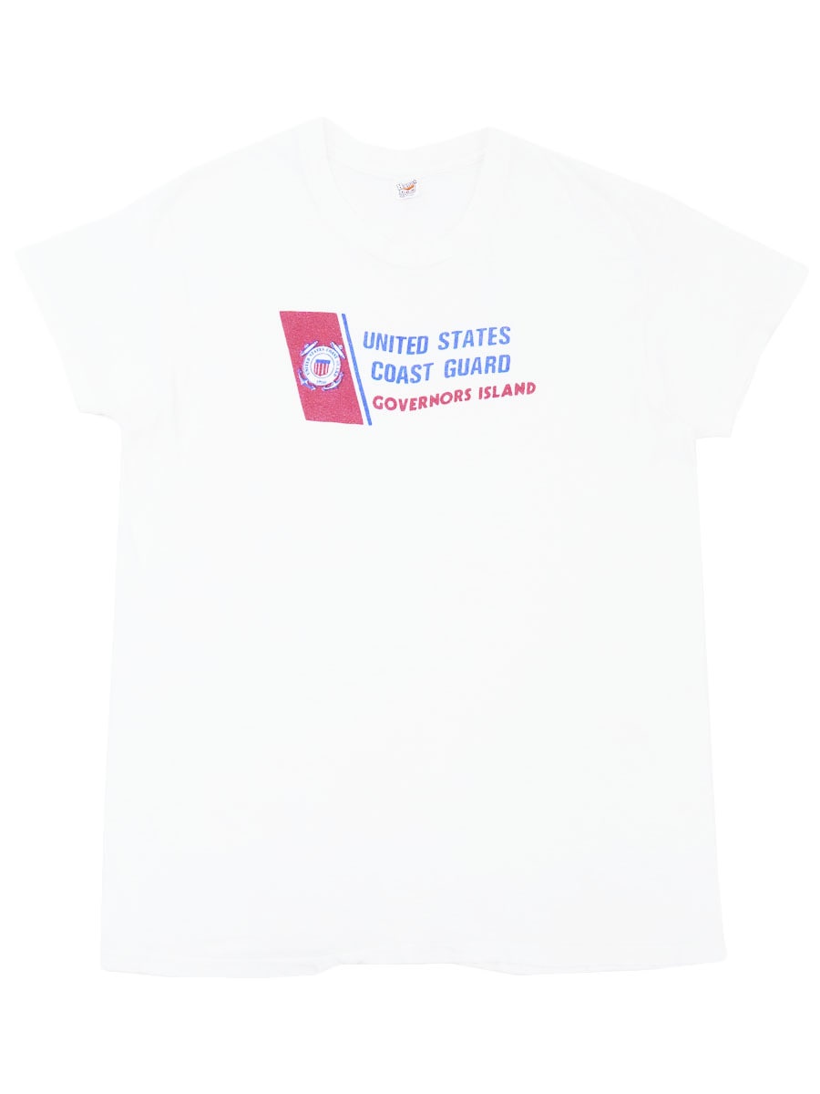 70'S HANES ''UNITED STATES COAST GUARD GOVERNORS ISLAND'' WATER