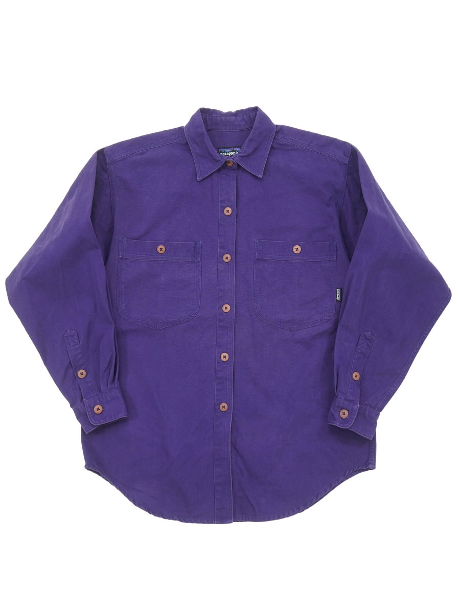94 PATAGONIA 100% COTTON SHIRT BRIGHT PURPLE (SIZE.SMALL) WOMEN'S