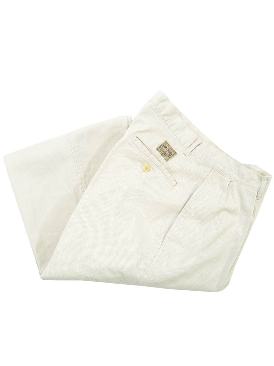 RALPH LAUREN 2 TUCK COTTON PANTS (SIZE.W30 L32) | すべての商品