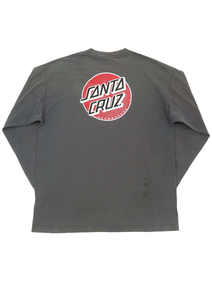 90'S NHS SANTA CRUZ ''SANTA CRUZ SNOWBOARDS'' LONG SLEEVE T SHIRT