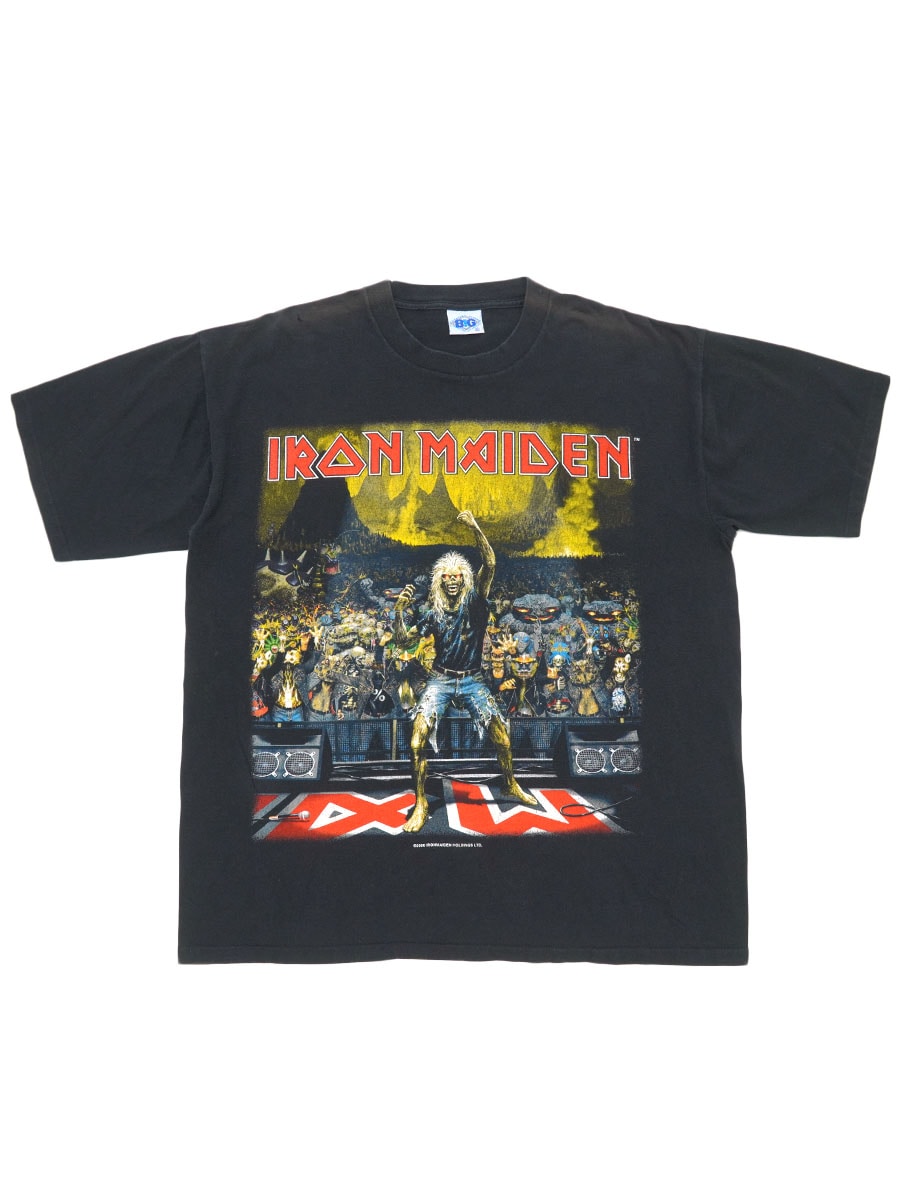 00'S IRON MAIDEN ''BRAVE NEW WORLD'' TOUR T SHIRT BLACK (SIZE.X