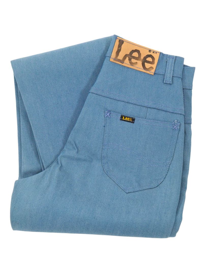 60'S LADY LEE STRETCH RIDERS JEANS LIGHT BLUE (SIZE.W34 L32) NOS
