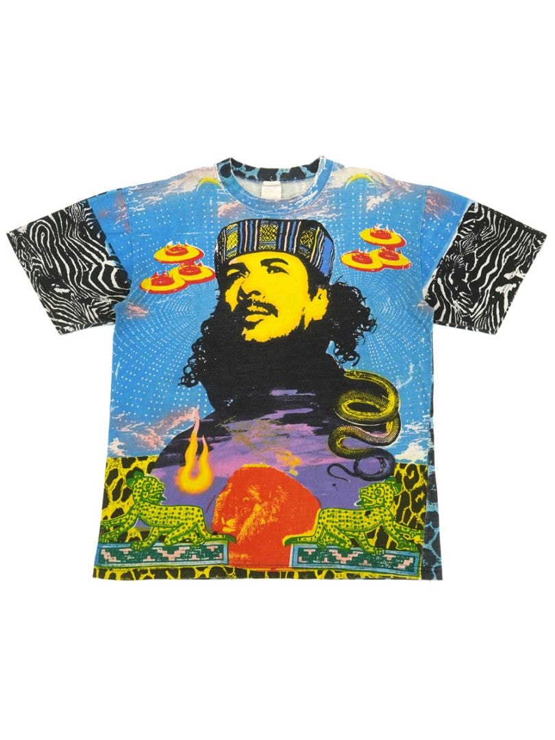 90'S AN INCREDIBLE T-SHIRT CARLOS SANTANA ''HEAVEN SMILES'' T