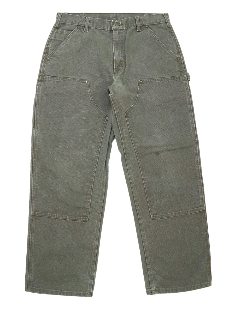CARHARTT DOUBLE KNEE PANTS DARK MOSS GREEN (SIZE.W34 L30) | NEW