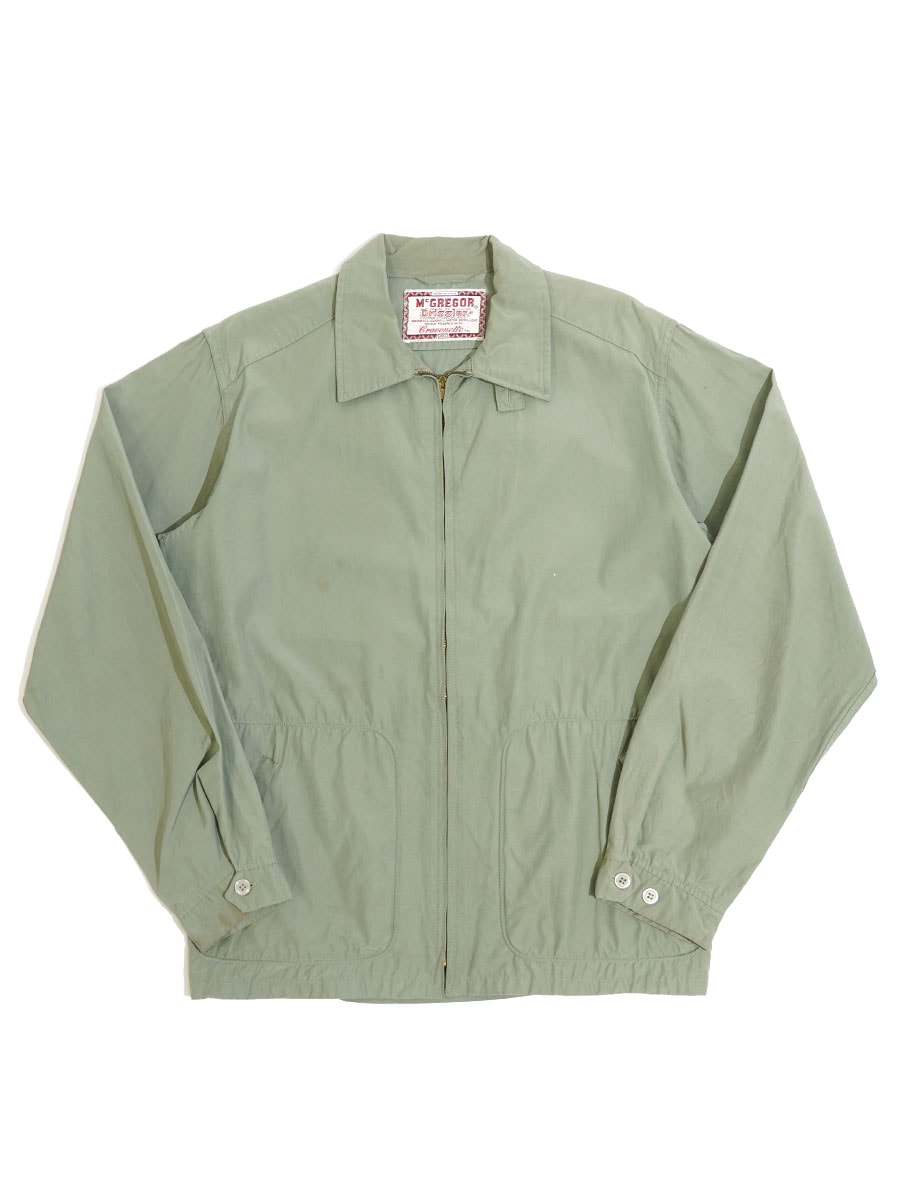 60'S MCGREGOR DRIZZLER JACKET SAGE GREEN (SIZE.42-L) | NEW ITEM