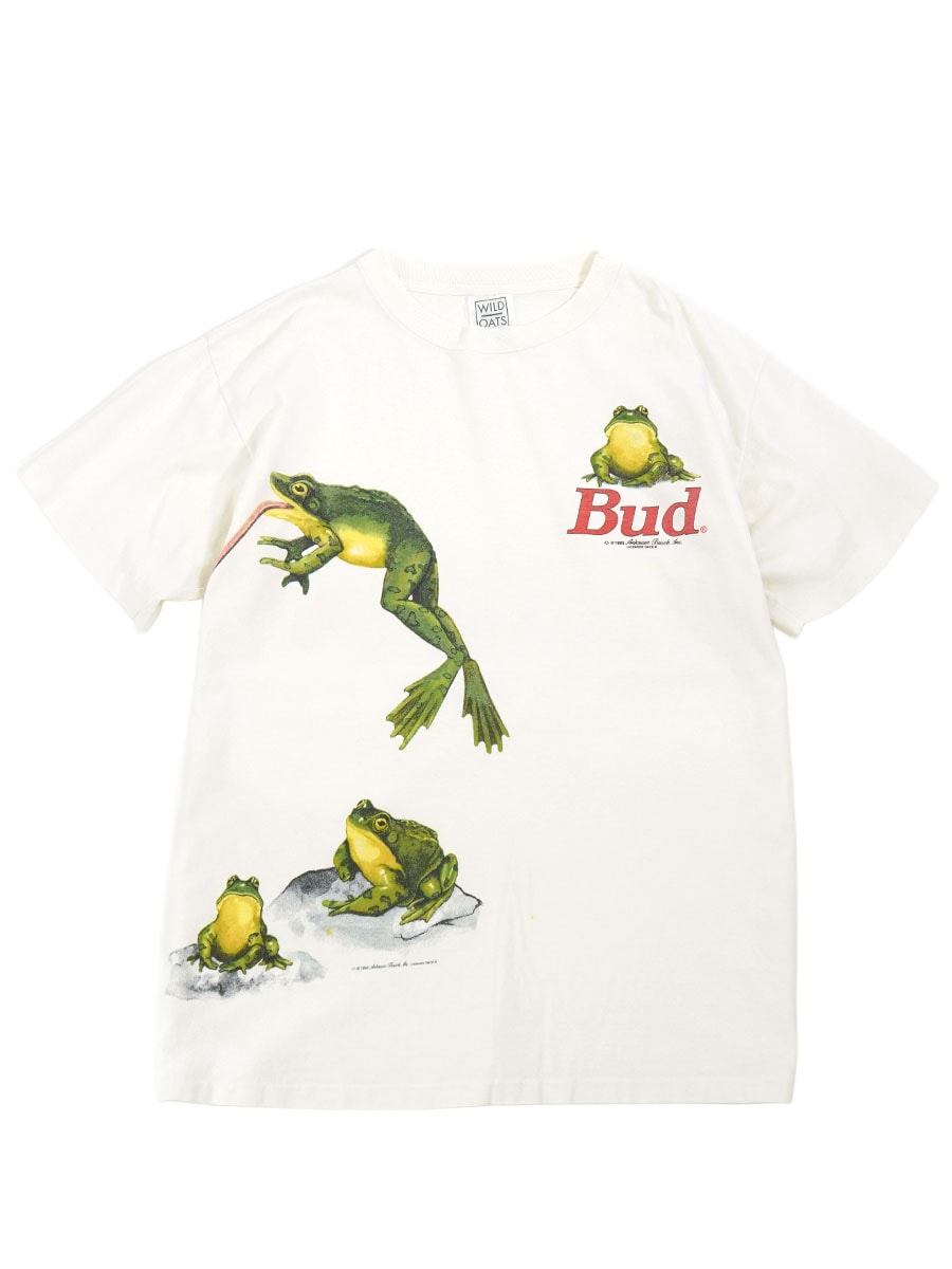 @_9watelives のオーダー、他の人買わないで 90'S WILD OATS ''BUDWEISER'' FROG T SHIR (SIZE.LARGE) MADE IN USA