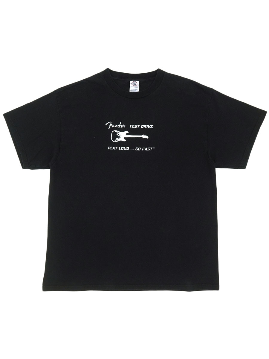 00'S DELTA ''FENDER TEST DRIVE PAY LOUD ... GO FAST'' T SHIRT BLACK (SIZE.X LARGE)