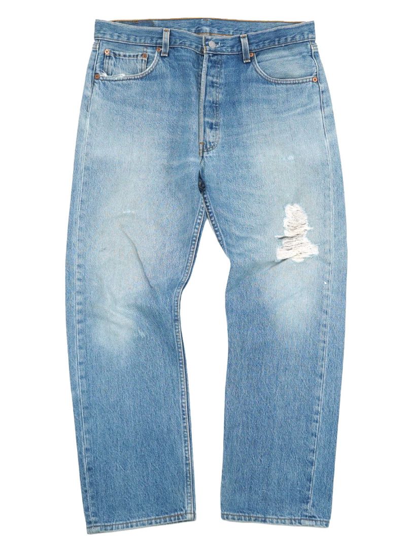 90'S LEVI'S 501 JEANS CRASH (SIZE.W36 L32) MADE IN USA | NEW ITEM