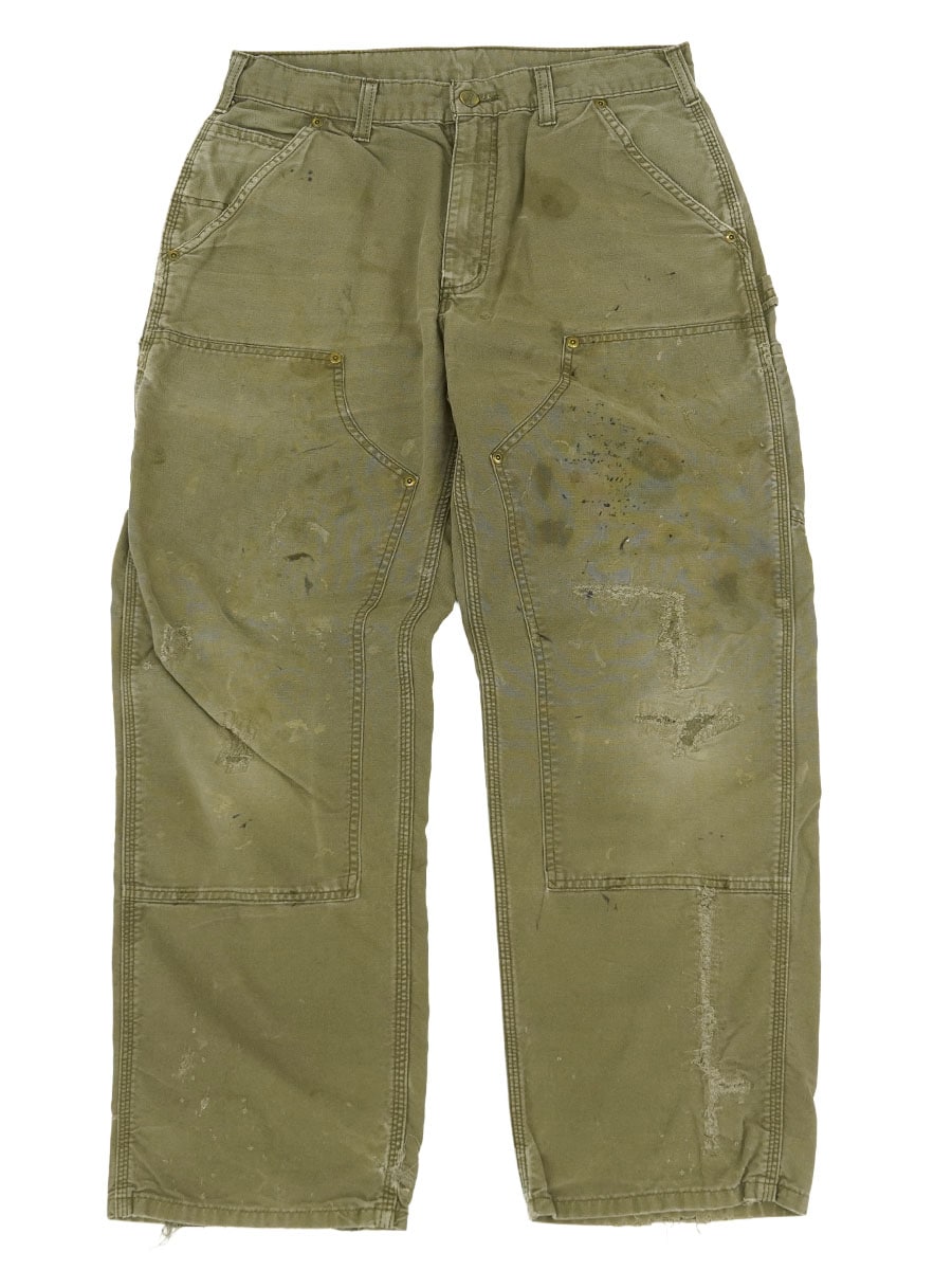 CARHARTT DUNGAREE FIT DOUBLE KNEE PAINTER PANTS LIGHT BROWN (SIZE