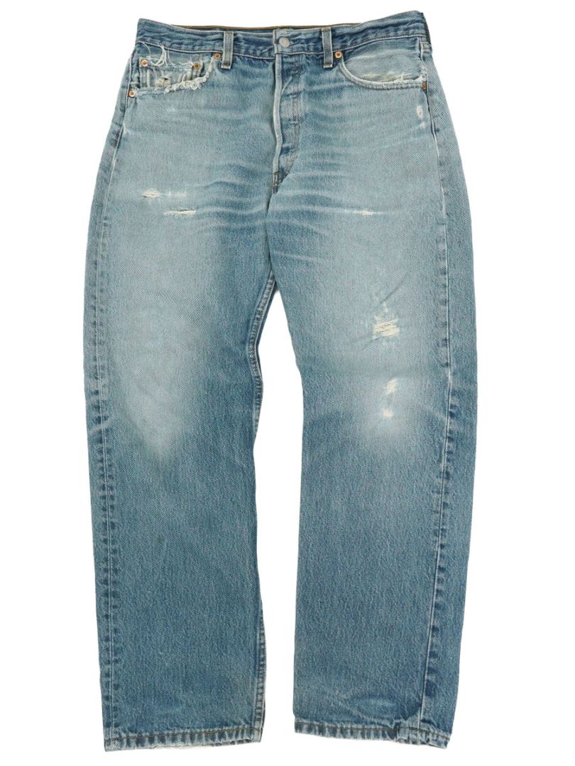 00'S LEVI'S 501 DAMAGE！ JEANS (SIZE.W34 L30) MADE IN USA