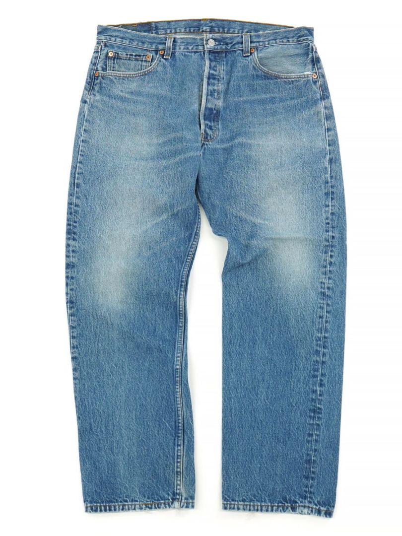 90'S LEVI'S 501 BLUE JEANS (SIZE. W38 L30) MADE IN USA | SOLD OUT