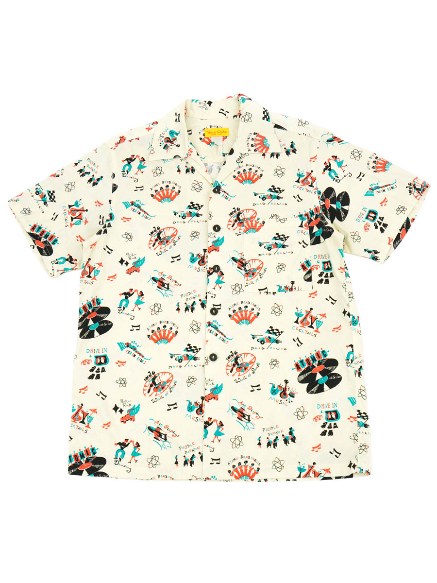 BERNIE DEXTER HAWAIIAN SHIRT (SIZE.LARGE) MADE IN USA