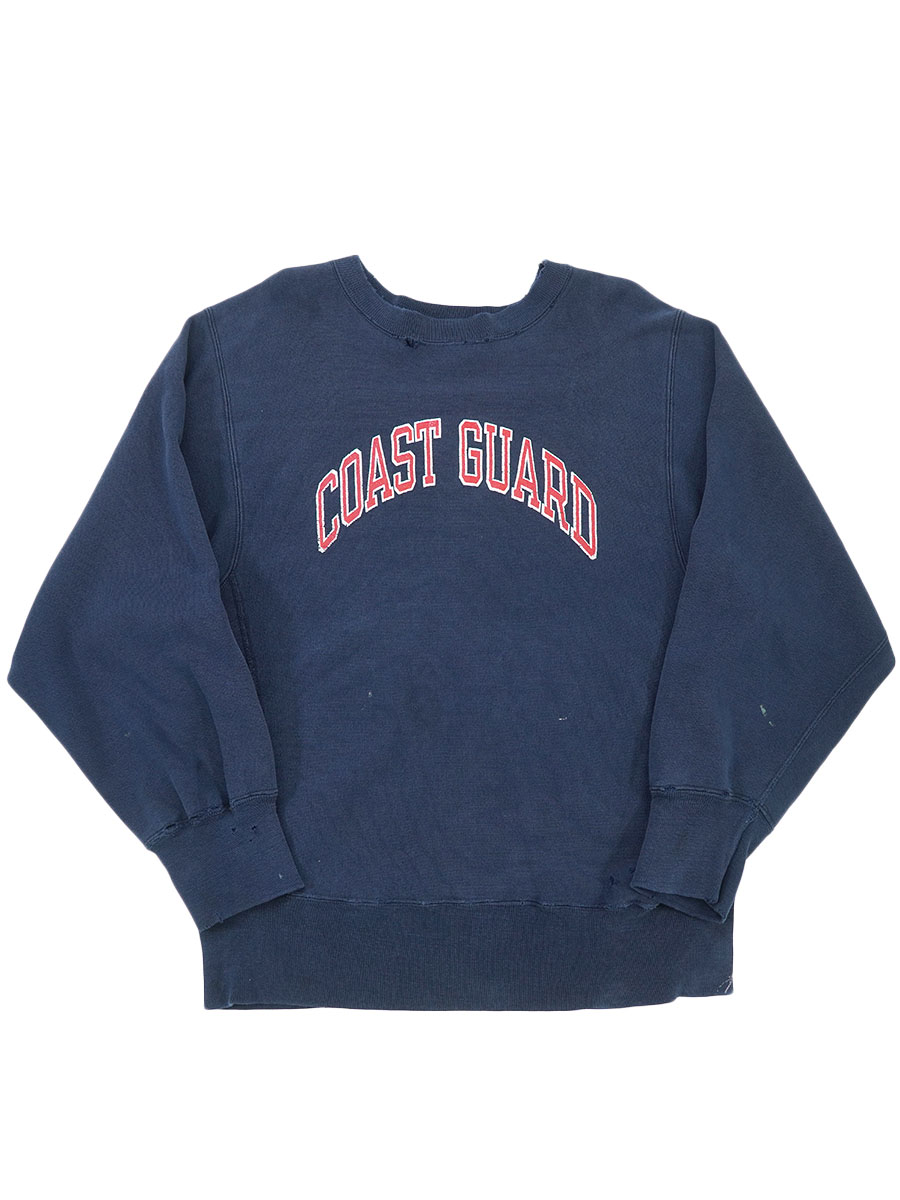 80'S CHAMPION REVERSE WEAVE CREW ''COAST GUARD'' (SIZE.MEDIUM)