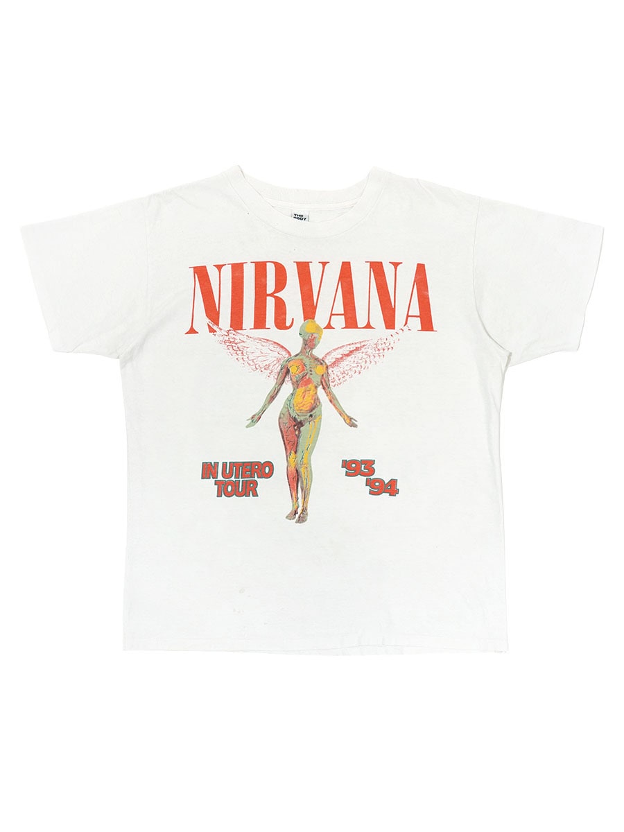 USA製 NIRVANA IN UTERO TOUR Tシャツ HOLOUBEK 90'S THE BODY CO. NIRVANA ''IN UTERO TOUR '93 '94'' T SHIRT (SIZE