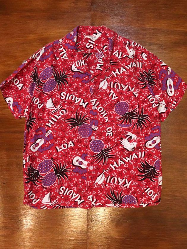1950s HAWAIIAN SHIRT , Size M