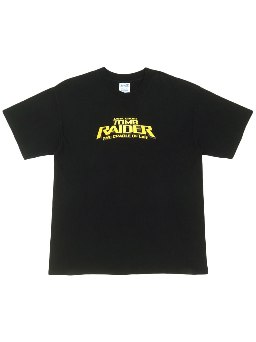00'S M&O ''LARA CROFT TOMB RAIDER THE CRADLE OF LIFE'' T SHIRT BLACK (SIZE.LARGE)