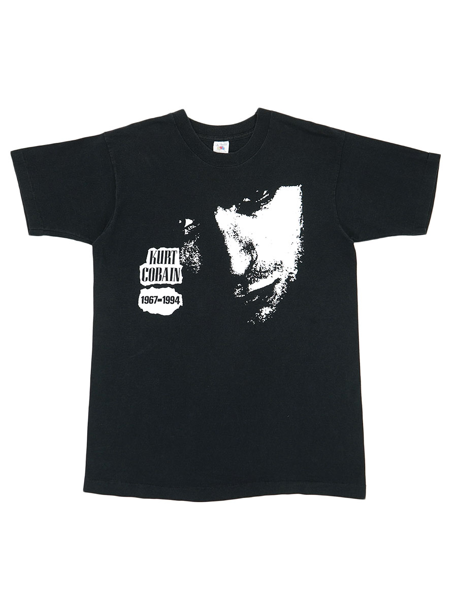 90'S FRUIT OF THE LOOM ''KURT COBAIN 1967-1994'' T SHIRT (SIZE.LARGE) MADE IN USA