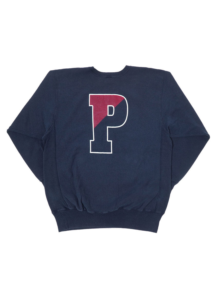 90'S CHAMPION REVERSE WEAVE CREW ''PENN'' NAVY (SIZE.XX LARGE)