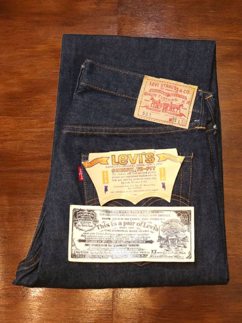 1960s DEAD STOCK , LEVIS 501E , Size W31 L30
