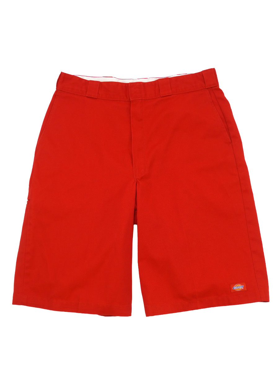 DICKIES WORK SHORTS RED (APPROX. W35) 