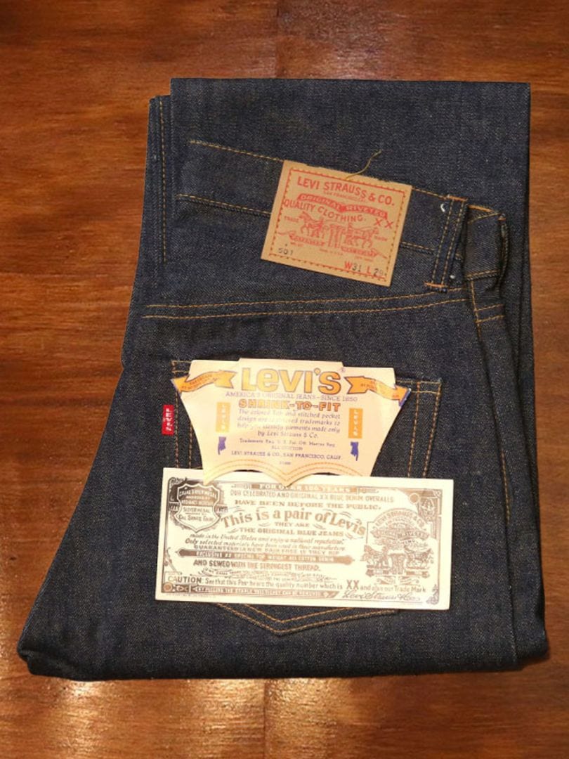 1960s DEAD STOCK , LEVIS 501E A-TYPE , Size W31 L29