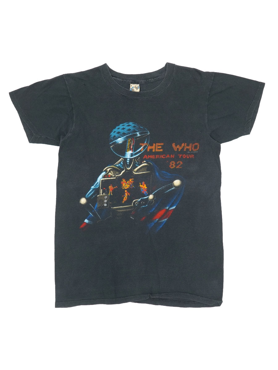 80'S SCREEN STARS ''THE WHO/AMERICAN TOUR '82'' T SHIRT (SIZE.MEDIUM) MADE IN USA