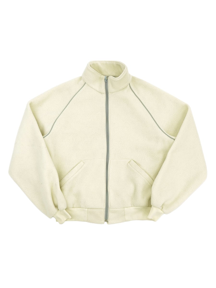 90'S SWINGSTAR RAGLAN SLEEVE FLEECE JACKET IVORY (SIZE.X LARGE) MADE IN USA