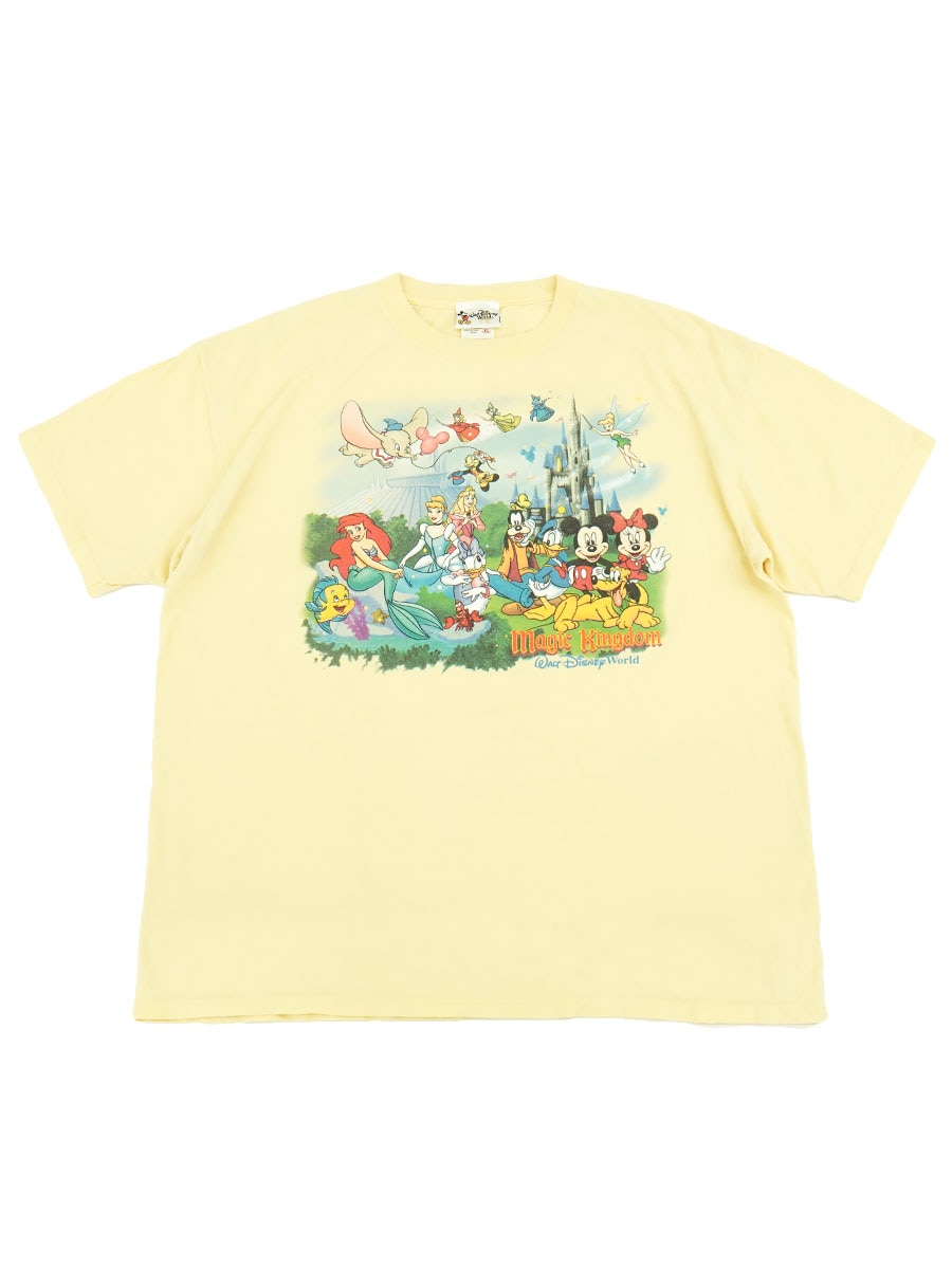 00'S WALT DISNEY WORLD ''MAGIC KINGDOM'' BOTH PRINT T SHIRT (SIZE