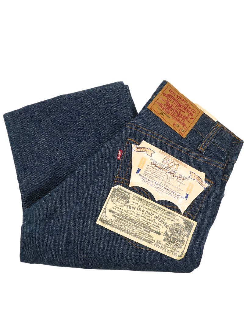90'S LEVI'S 501 JEANS (SIZE.W28 L36) MADE IN USA NOS