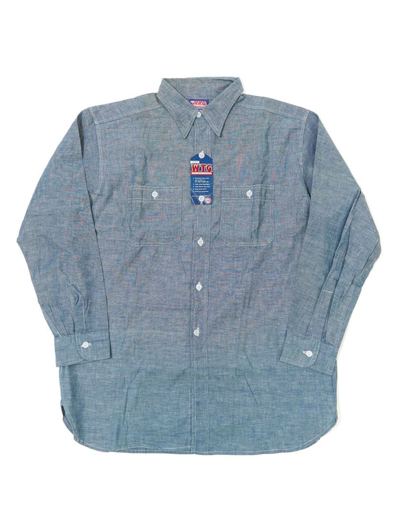 50'S WTG LOT 462 CHAMBRAY SHIRT (SIZE.16 1/2) NOS