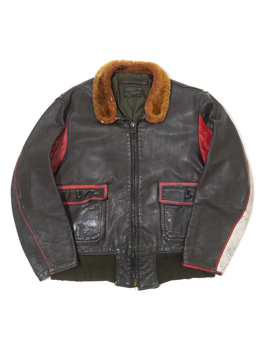 '68 U.S.NAVY MIL-J-7823D(WP) G-1 FLIGHT JACKET (SIZE.44) CUSTOM PAINT