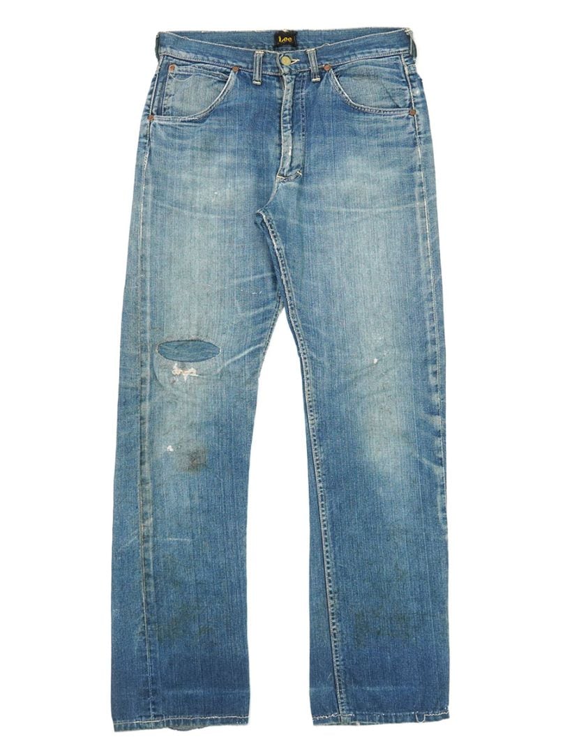 50'S LEE 101Z CENTER BLACK LABEL (APPROX.W32 L33) HALF SELVEDGE