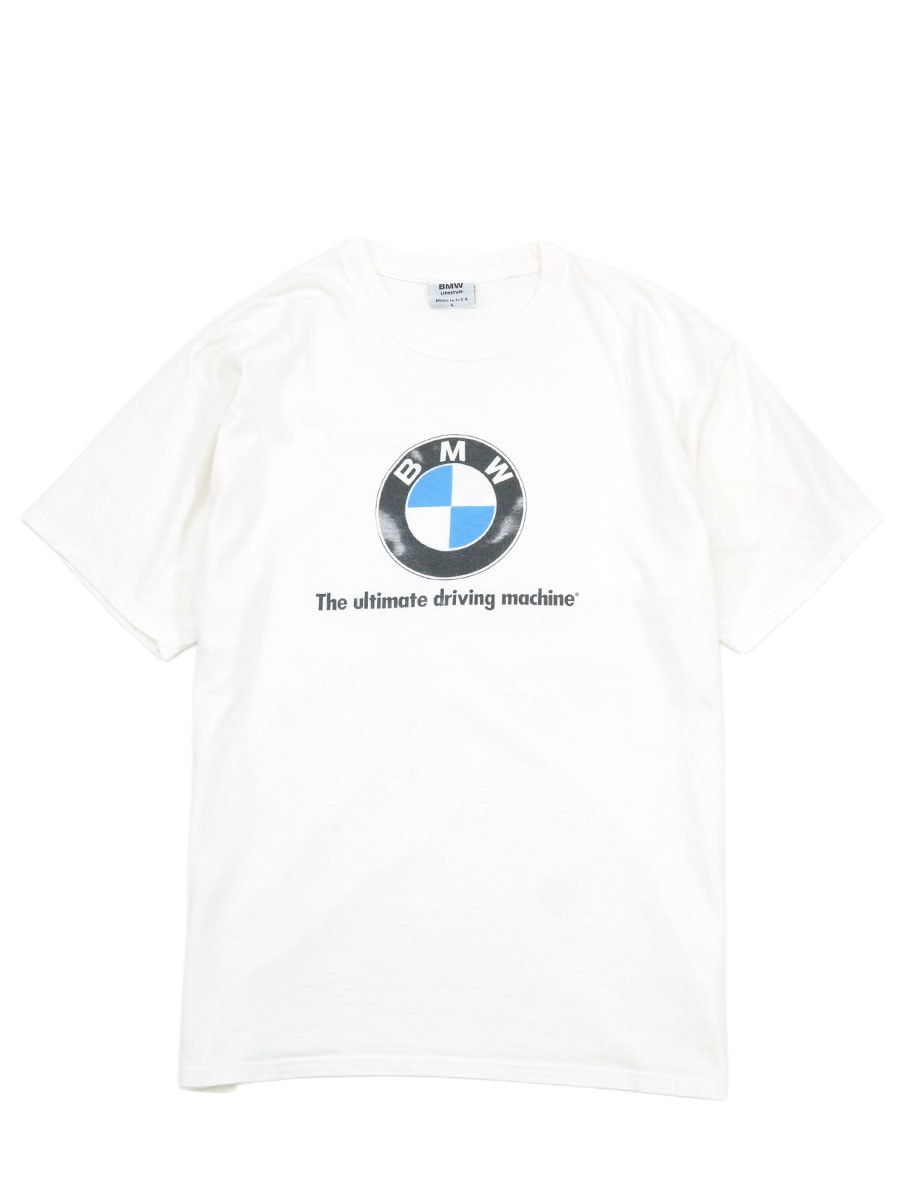 00'S BMW LIFESTYLE ''BMW'' T SHIRT WHITE (SIZE.LARGE) MADE IN USA