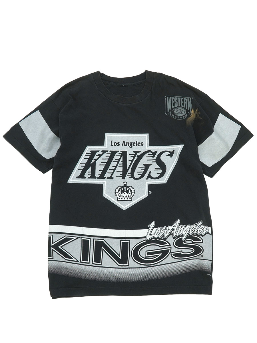 90'S ''LOS ANGELES KINGS'' T SHIRT BLACK (APPROX.X LARGE)