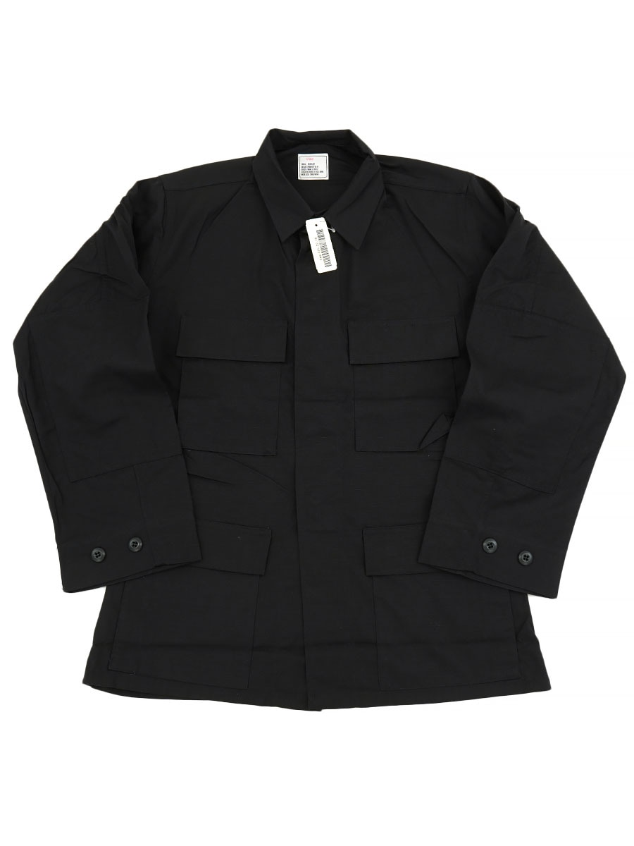 '97 US COAT HOTWEATHER BLACK 357 BDU JACKET (SIZE. SMALL REG) NOS