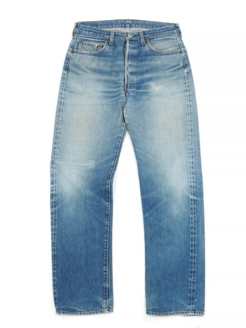 80's LEVI'S 501 REDLINE DENIM JEANS GOOD COLOR（APPROX. W32 L33)