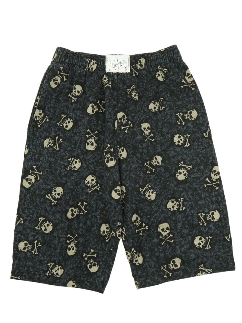 90'S COTTON SKULL SHORTS (SIZE.X LARGE) MADE IN USA