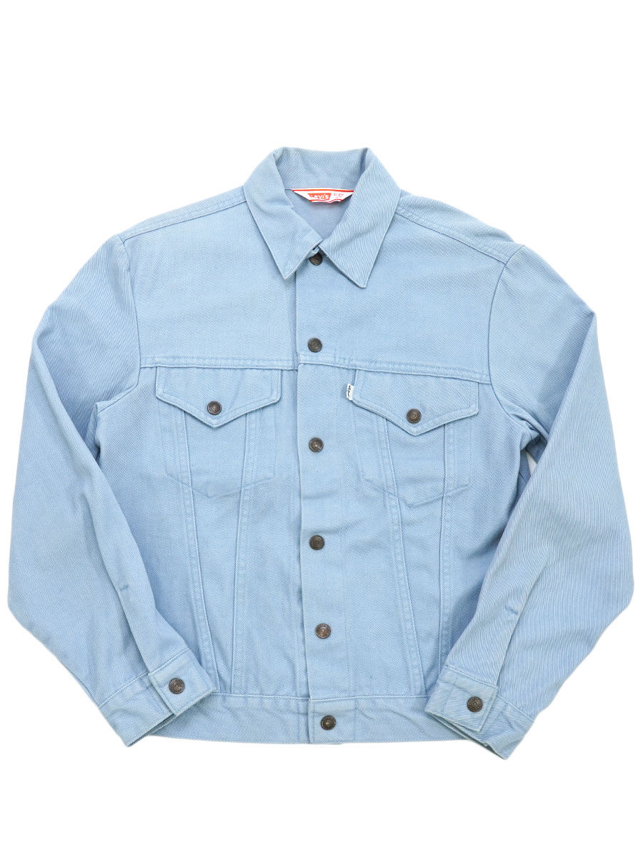 70'S LEVI'S TWILL JACKET SKYBLUE (SIZE.38)