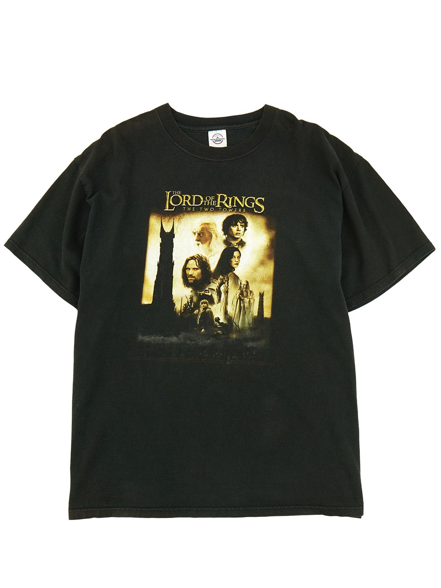 00'S DELTA ''LORD OF THE RINGS THE TWO TOWERS'' T SHIRT BLACK (SIZE.X LARGE)