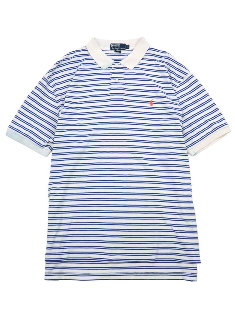 RALPH LAUREN BORDER S/S POLO SHIRT (SIZE.X LARGE) | NEW ITEM 
