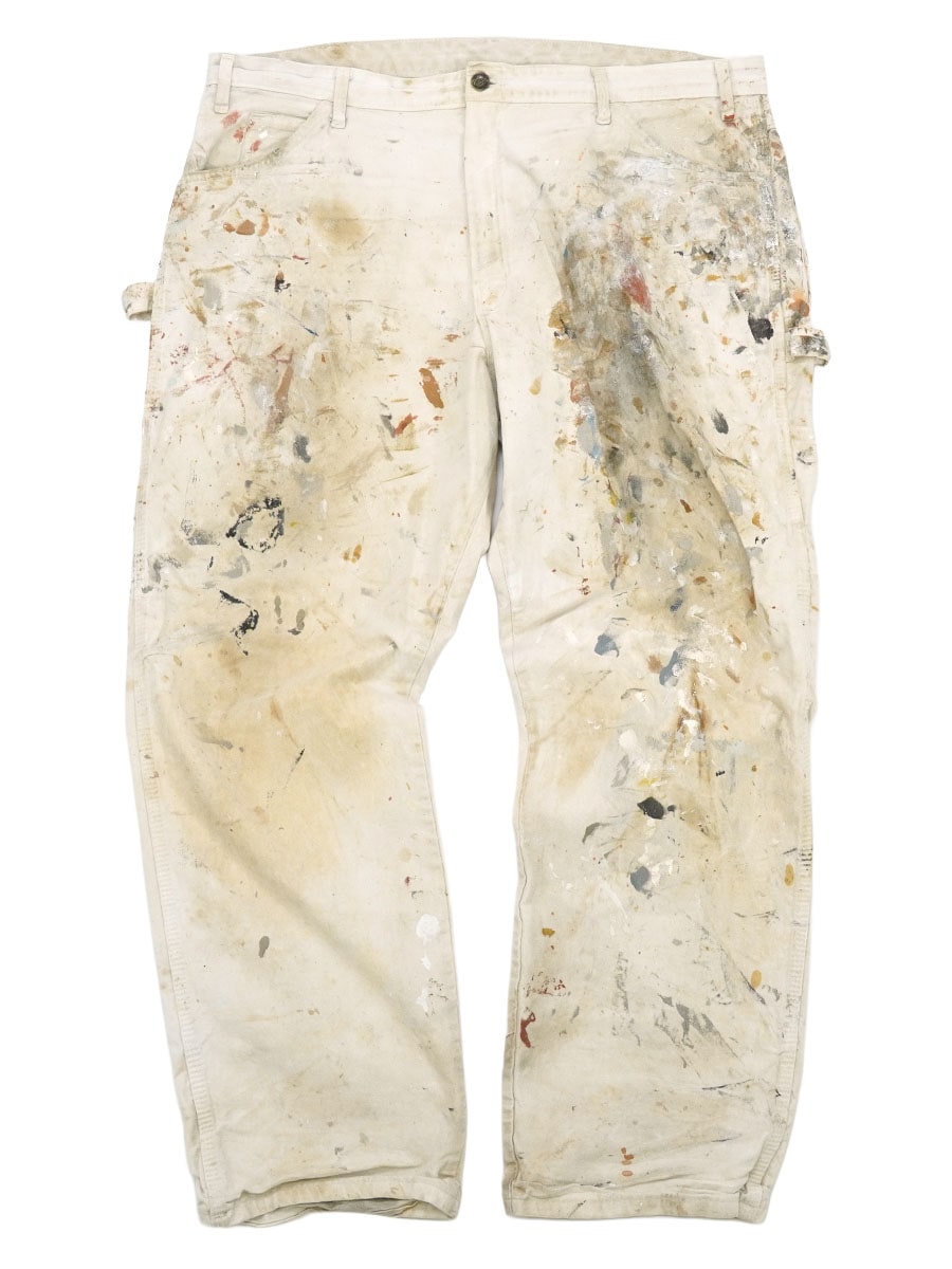 DICKIES × SHERWIN WILLIAMS PAINT！ COTTON PAINTER PANTS WHITE