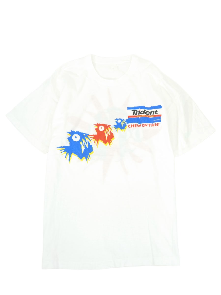 パードレ SGGM x SCREEN STARS Tシャツ 90'S SCREEN STARS ''TRIDENT×MTV'' T SHIRT WHITE (APPROX.X LARGE