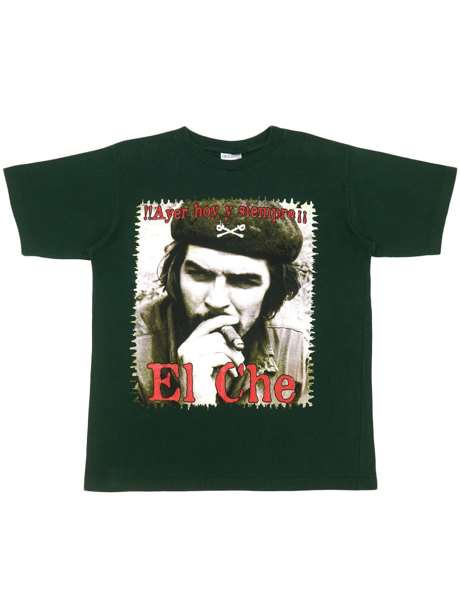 00'S REEBOK ''CHE GUEVARA'' T SHIRT GREEN (SIZE.LARGE)