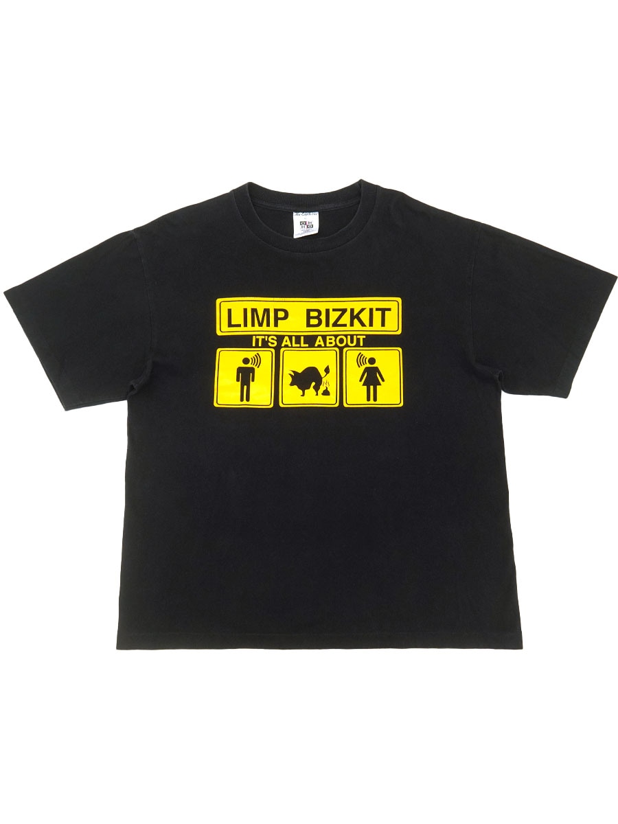 90'S～ THE EXPLORER BY OHHO LIMP BIZKIT ''BREAK STUFF'' T SHIRT BLACK (SIZE.LARGE)