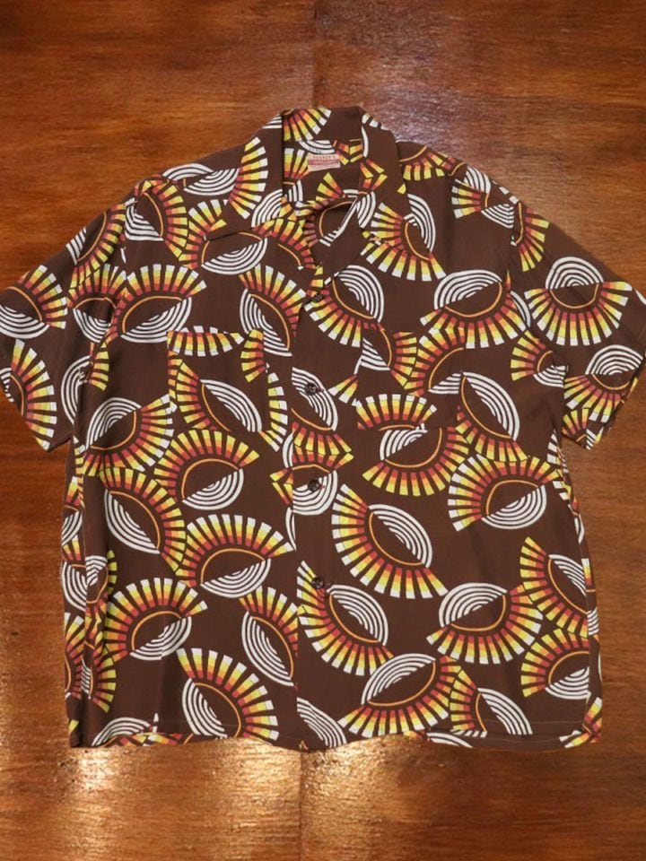 1950s S/S ROCKABILLY SHIRT , Size L