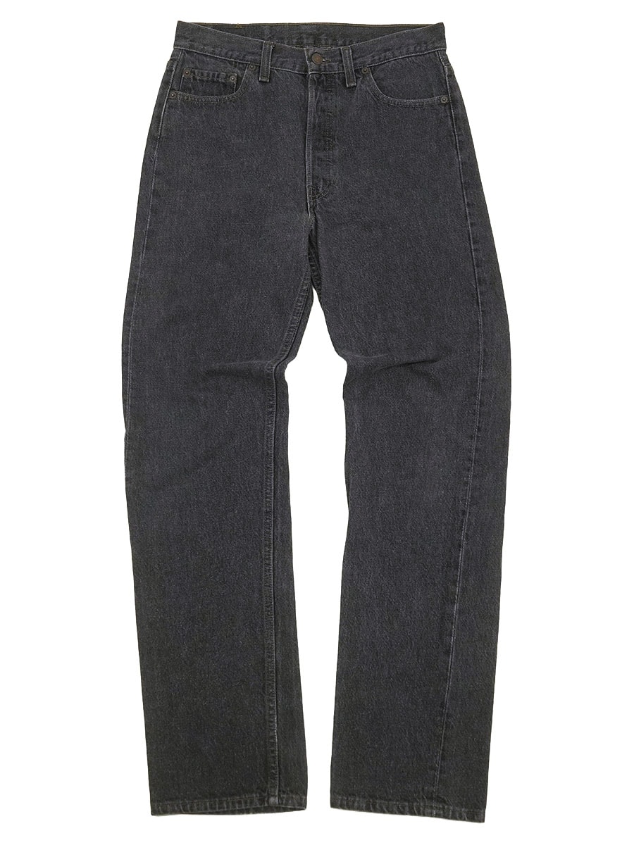 90'S LEVI'S 501 BLACK JEANS (SIZE.W30 L32)