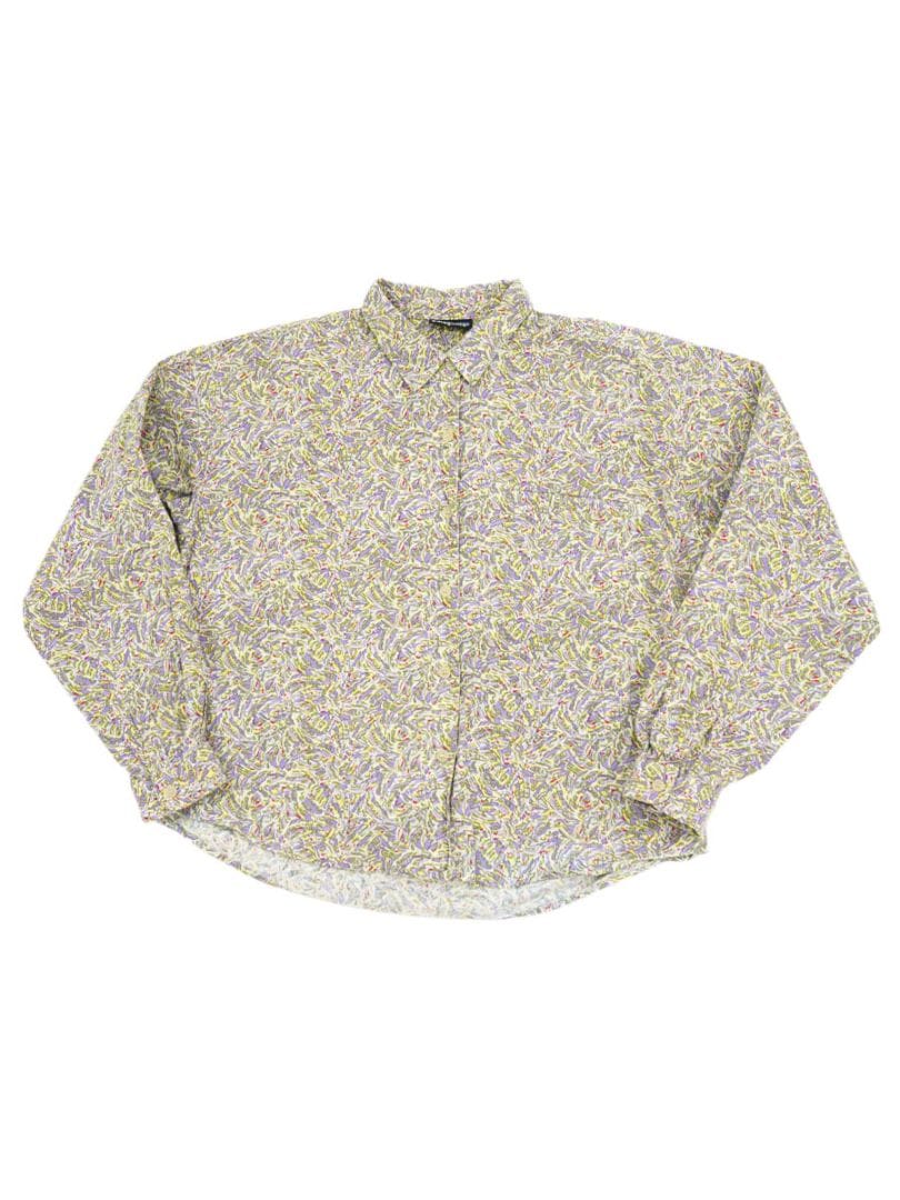 '90 PATAGONIA ALL OVER PATTERN L/S SHIRT (SIZE.WOMEN'S MEDIUM)