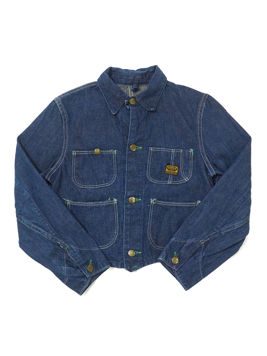 50'S WASHINGTON DEE CEE DENIM SHORT CHORE JACKET (APPROX.32)