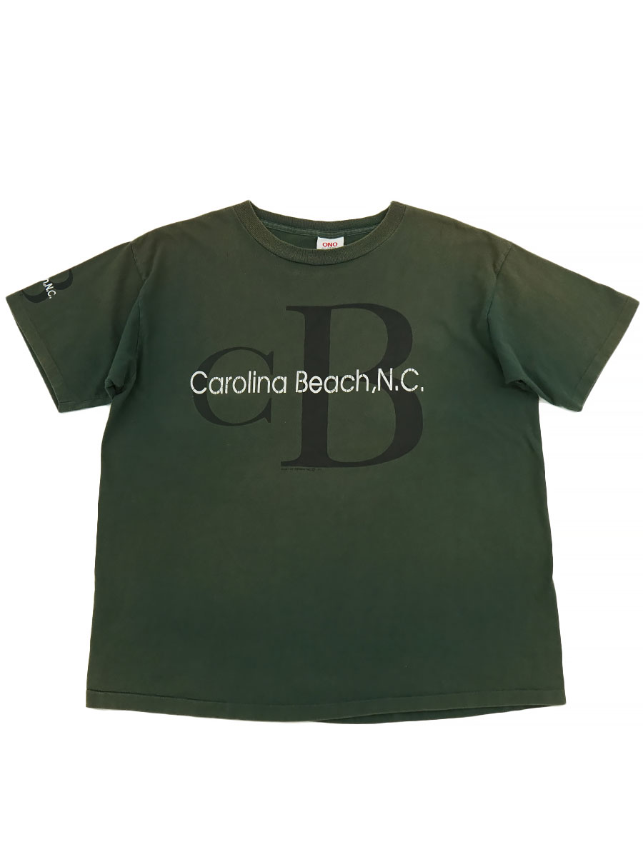 90'S ONO ''CALIFORNIA BEACH'' CK MOTIF T SHIRT (SIZE. X LARGE) MADE IN USA