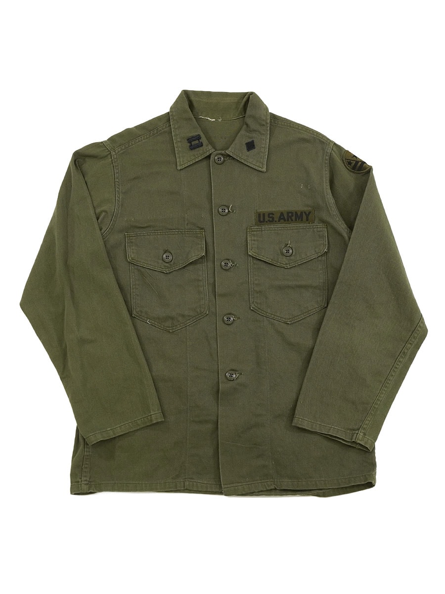 70'S U.S.ARMY UTILITY SHIRT (APPROX.MEDIUM)